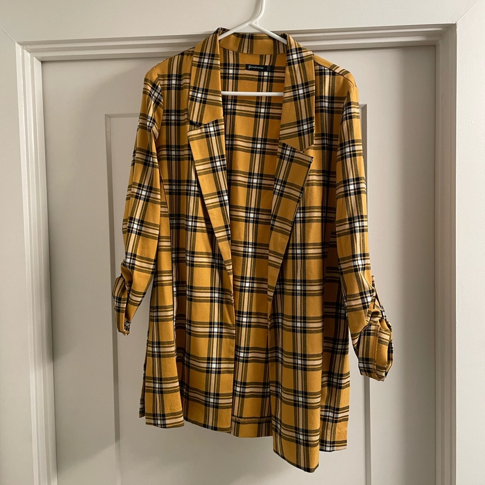 Plaid Blazer